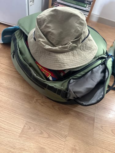 Customer photo review of Paz 43L Duffle Backpack