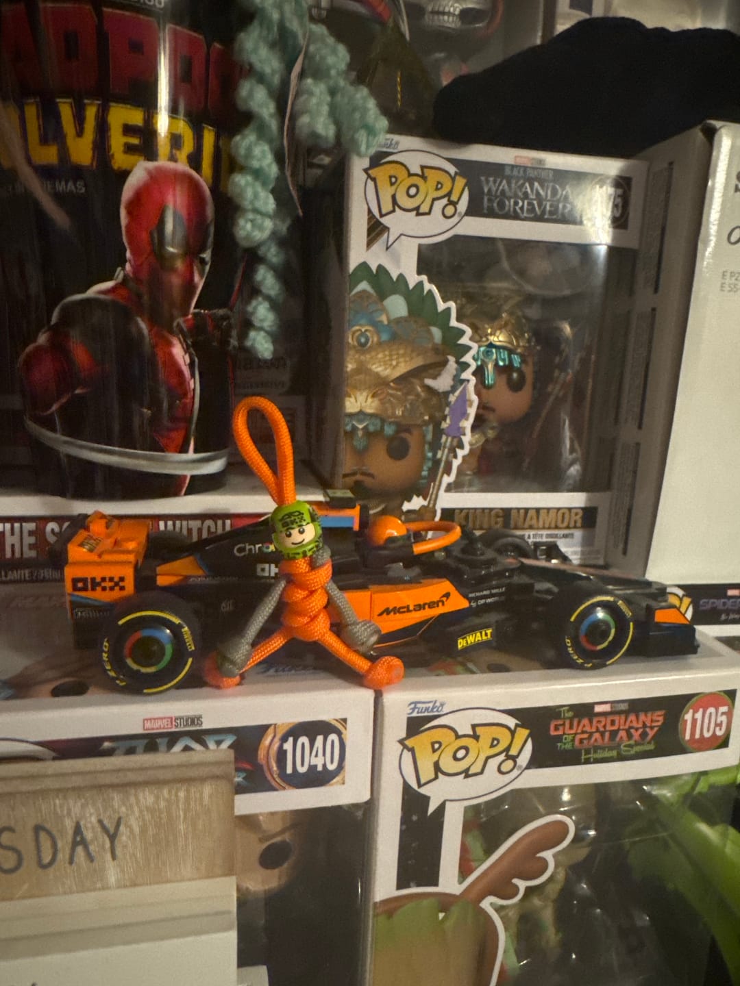 Customer photo review of Limited Edition 2025 Lando Norris Racing Paracord Buddy Keychain