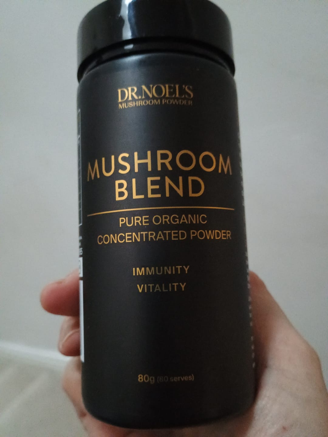 Customer photo review of Organic Mushroom Blend Powder