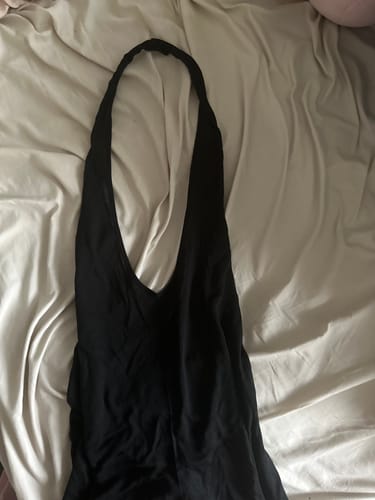 Customer photo review of Asymmetric Dress (Black)
