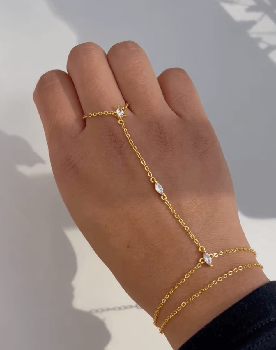 Customer photo review of Marquise Hand Chain