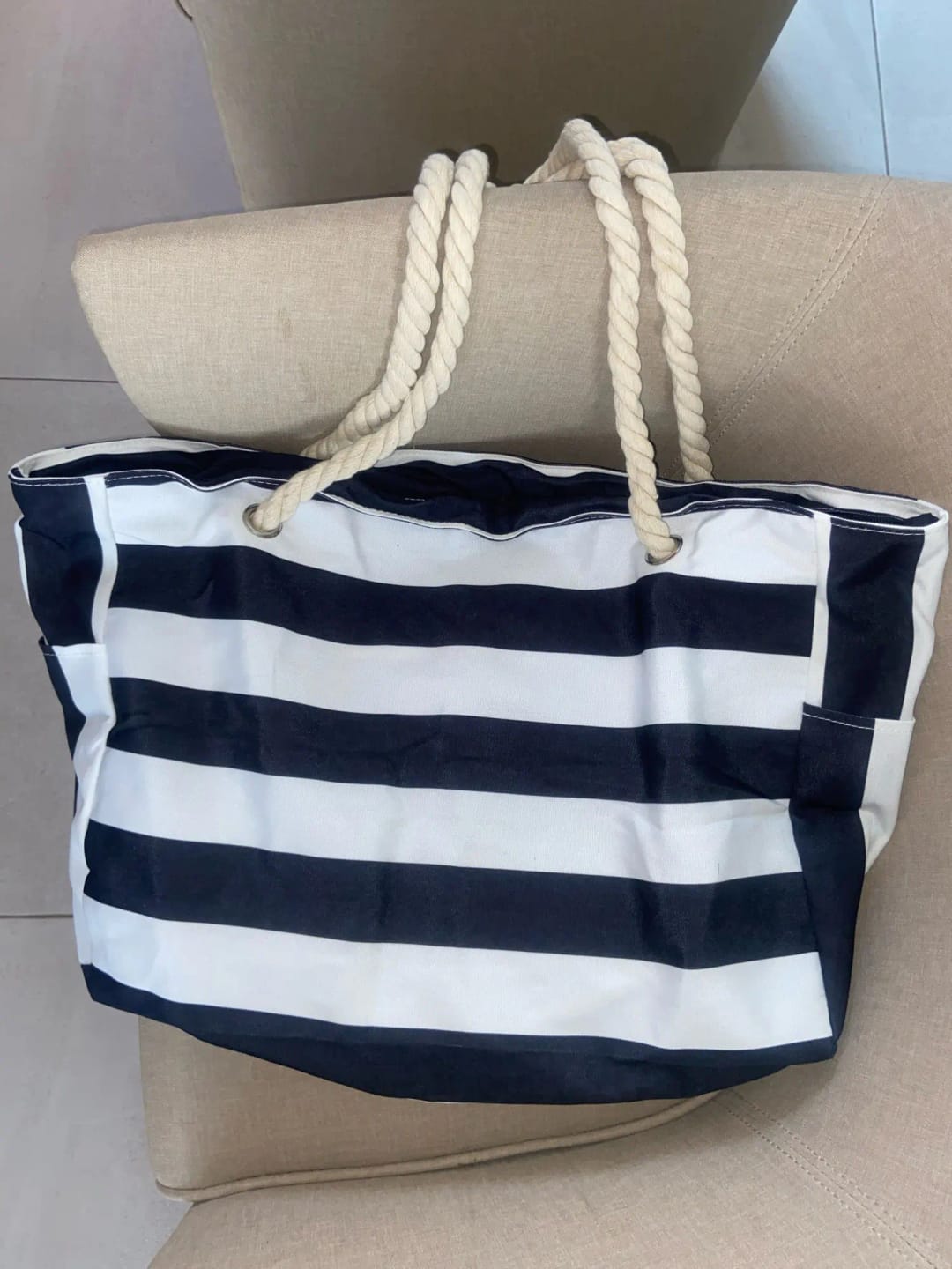 Customer photo review of Strandtasche mit Reißverschluss