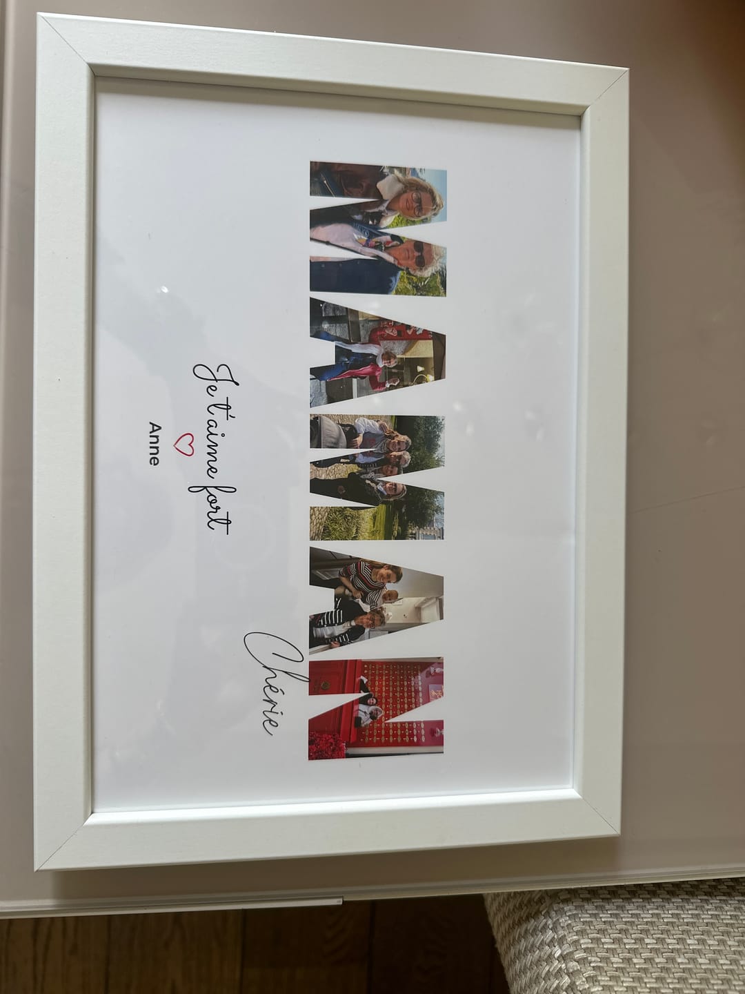 Customer photo review of Bonne fête Maman - Affiche Personnalisée