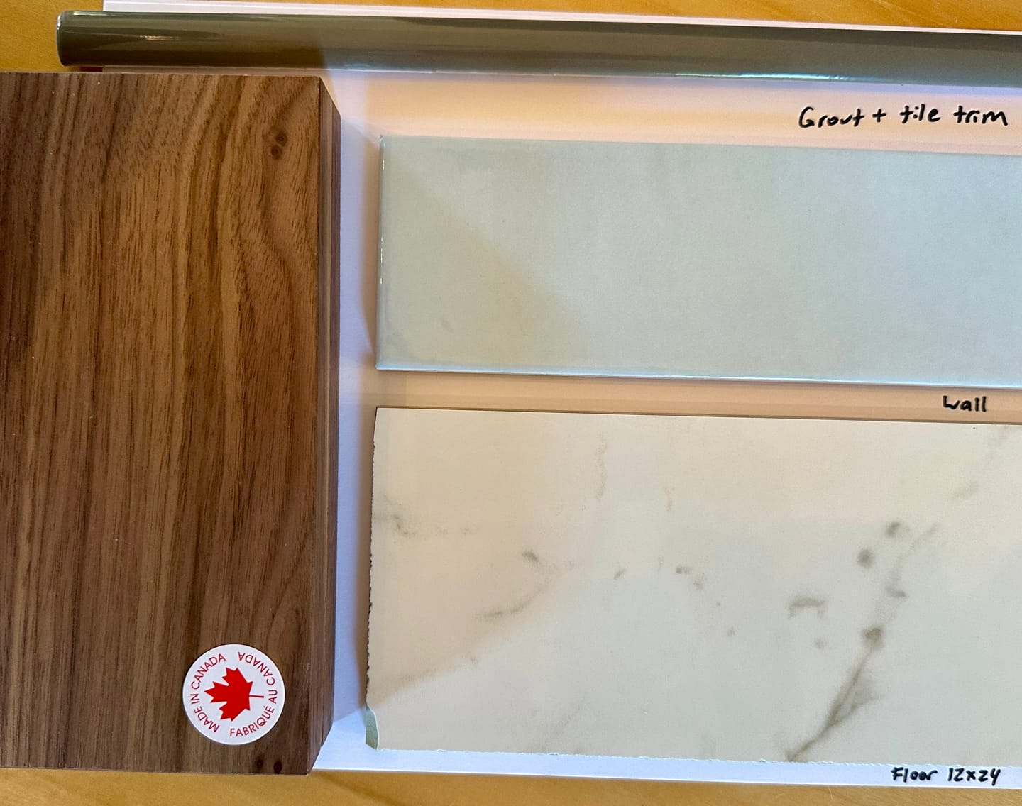 Customer photo review of Austin/Asher/Sidney American Black Walnut Swatch