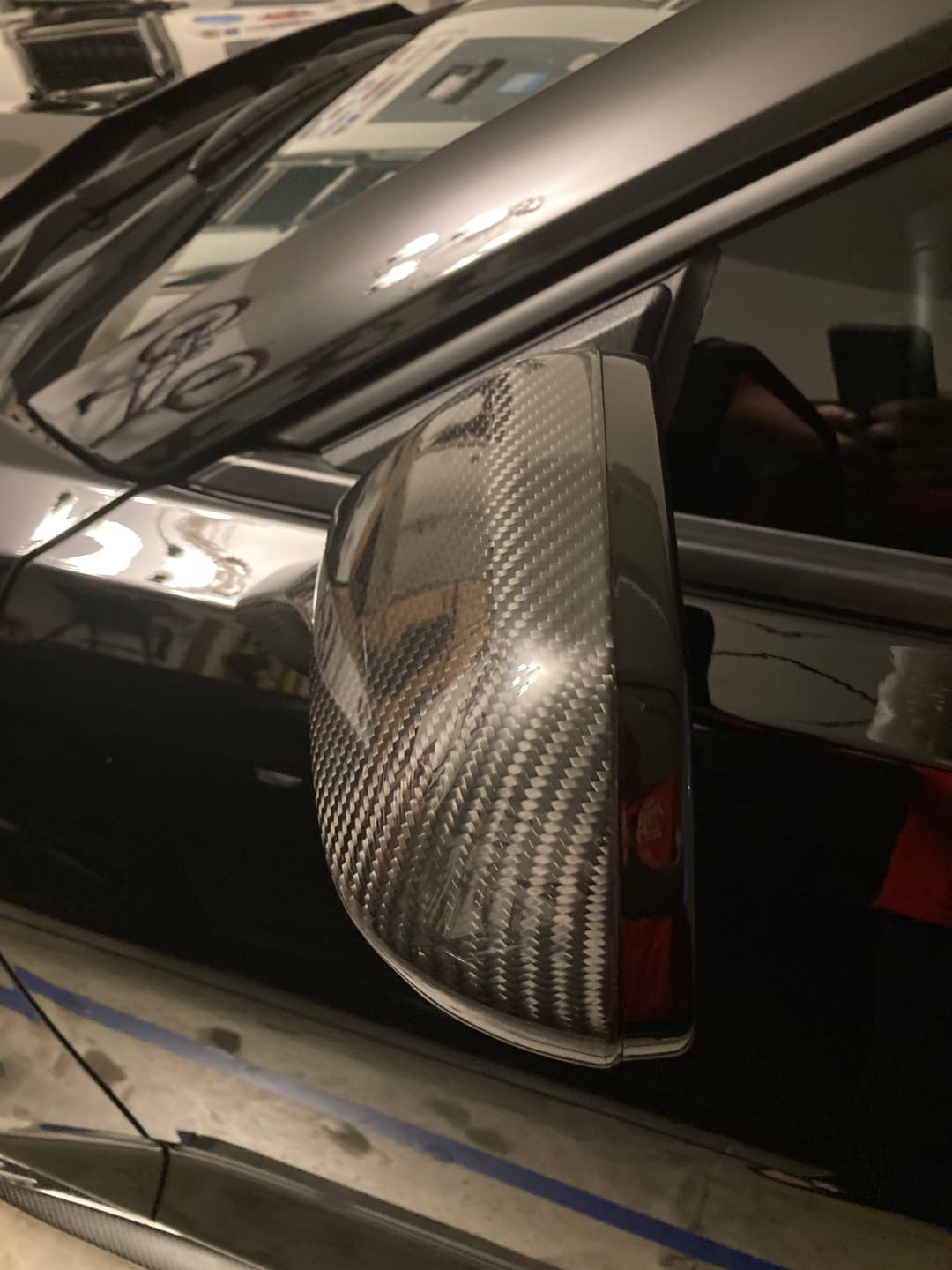 Customer photo review of 2016-2024 Camaro Carbon Fiber Mirror Covers