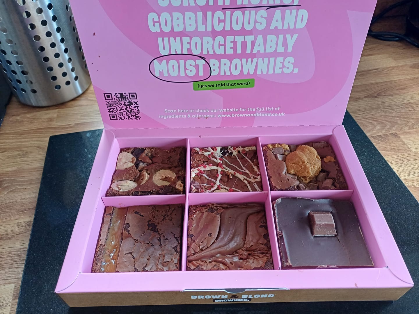 Customer photo review of Fill Your Face Birthday 6 Box