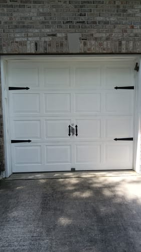 Customer photo review of Premium Magnetic Garage Door Hardware Set