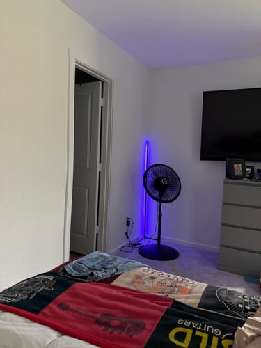 Customer photo review of LITE TOWER - MODERN STYLED LED CORNER LAMP