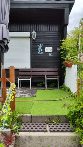 Customer photo review of Personalisiertes Gartenschild mit Namen Anpassbar