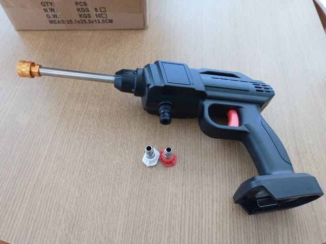 Customer photo review of Akku Hochdruckreiniger - tragbar, stark & flexibel einsetzbar
