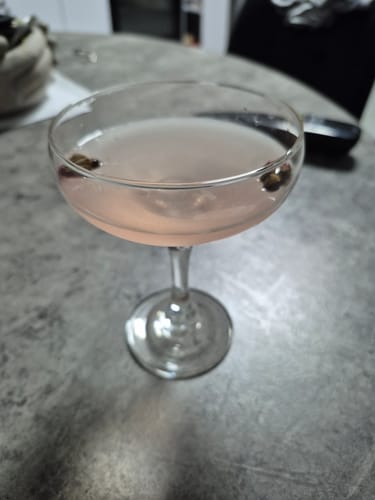 Customer photo review of זוג כוסות קוקטייל