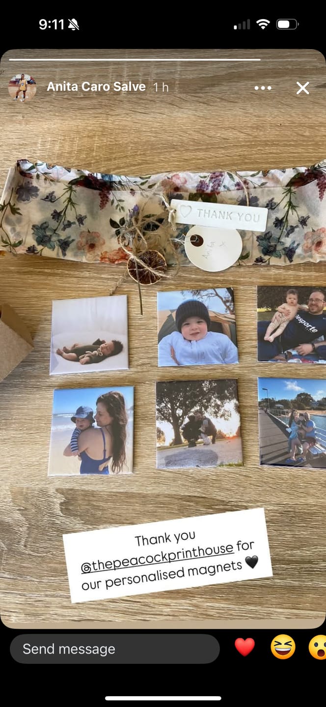 Customer photo review of 1000 Sets Of Cardboard Custom Fridge Magnet's Materials