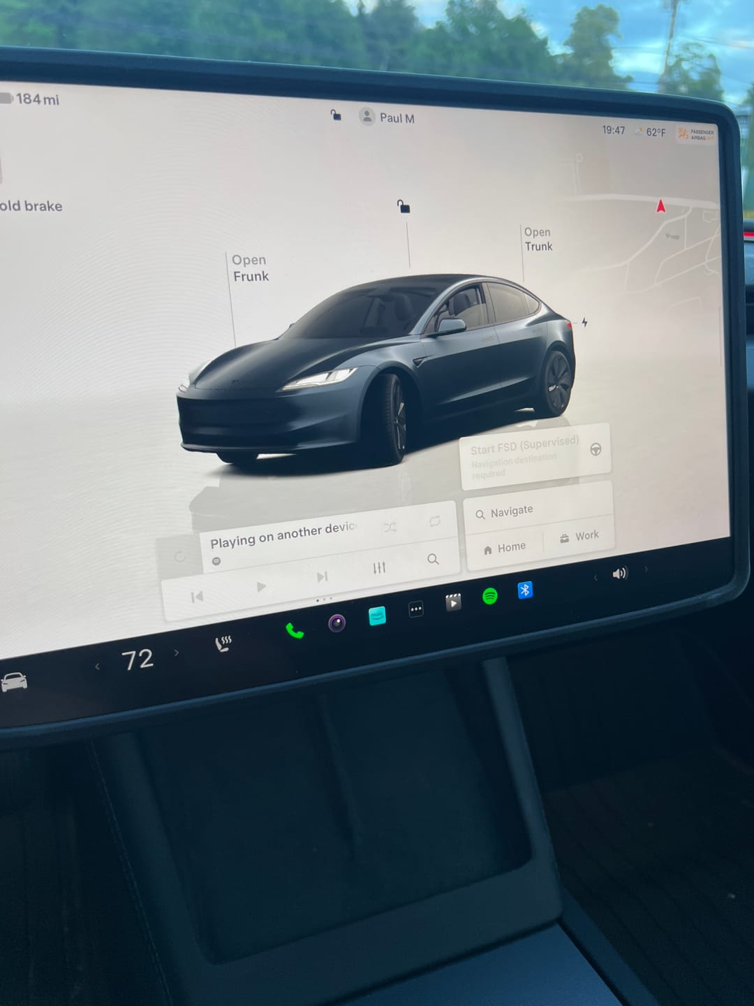 Customer photo review of Tempered Glass Screen Protector for Model 3 Highland / Model Y Juniper 2025+