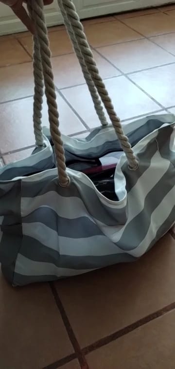 Customer photo review of Strandtasche mit Reißverschluss