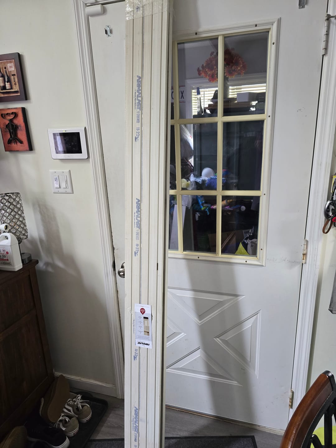 Customer photo review of Exterior Jamb Set for Single Door (Primed Poplar)