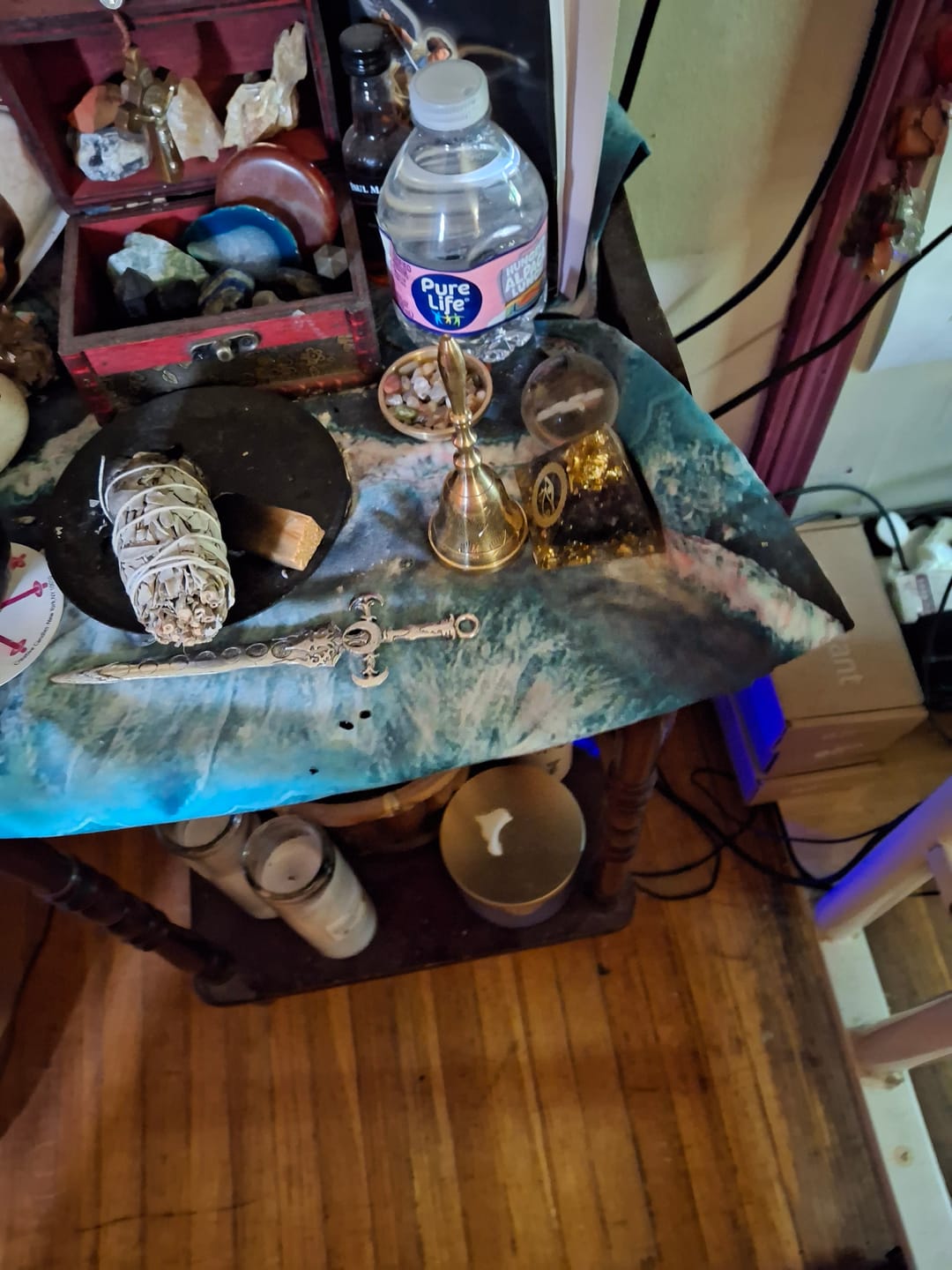 Customer photo review of Spiritual Golden Brass Bell
