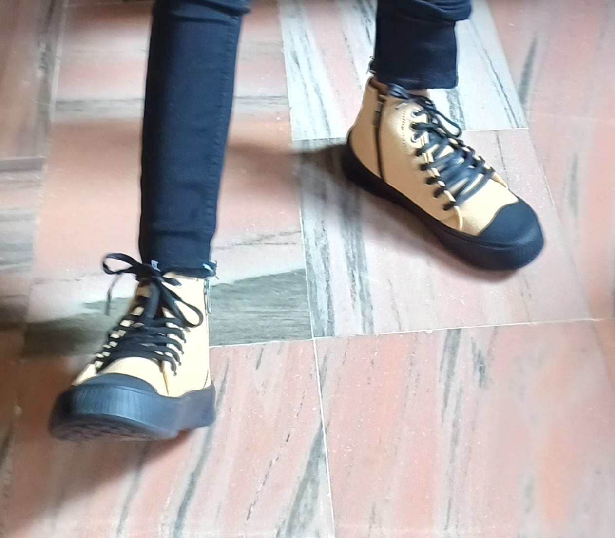 Customer photo review of Bacca Bucci Women's High-Top Sneakers - "Kawaii Kicks" Collection