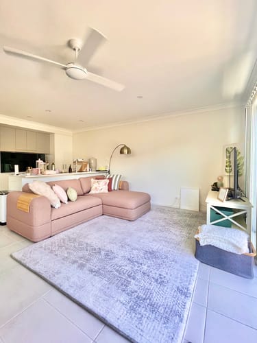 Customer photo review of The Mellow Mat v2® Designer Print | Silver Mist (Soft Touch Sensory Tatami Rug) PR01