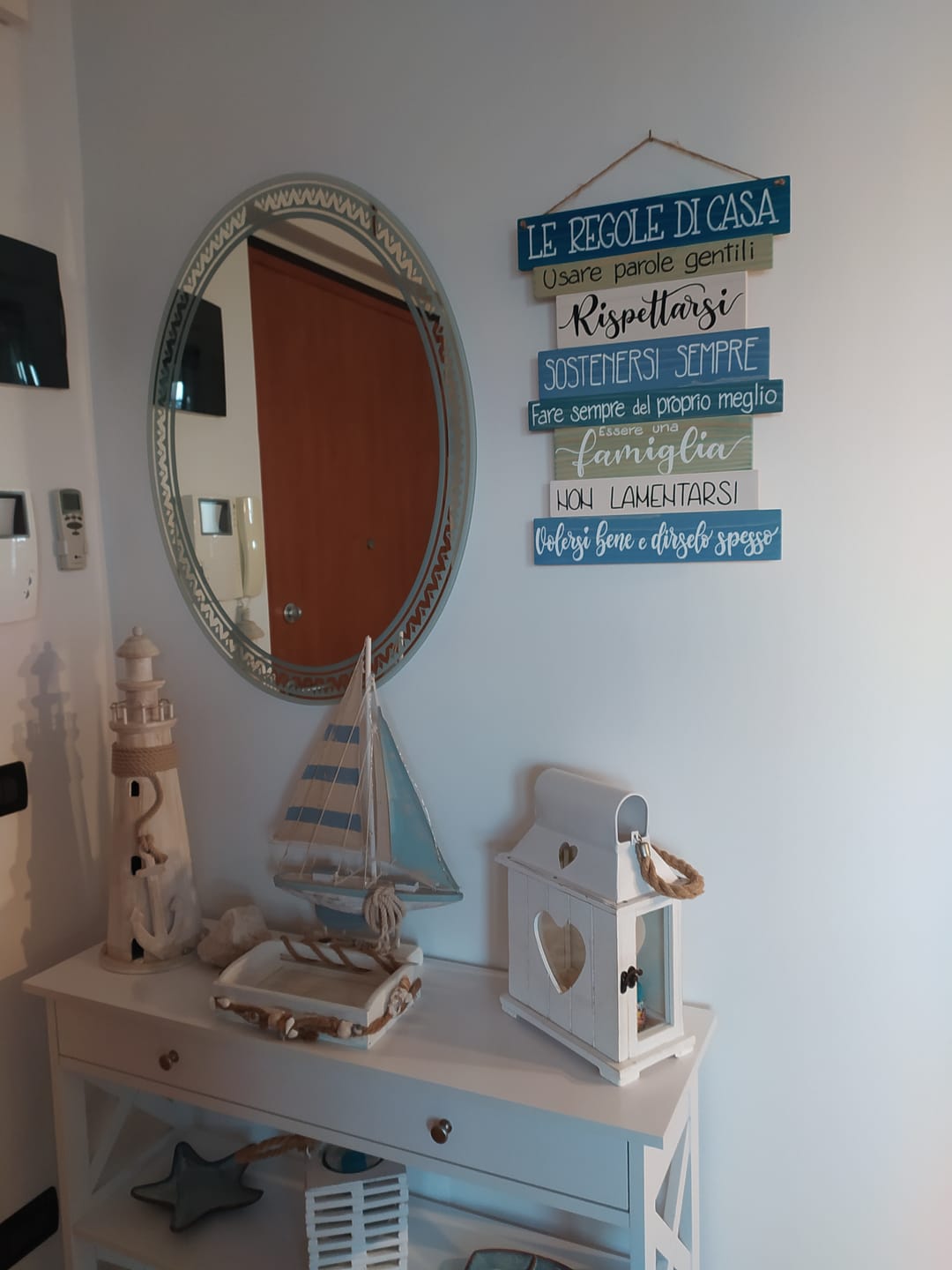 Customer photo review of Regole di Casa - Azzurro Santorini