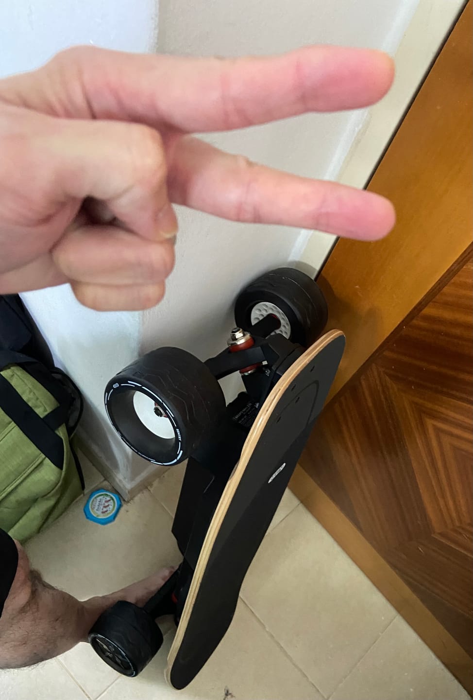 Customer photo review of Meepo Donut 105mm Wheel Set