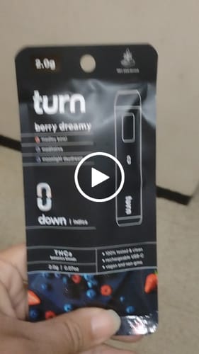 Customer video review of Turn - 2G THCa Berry Dream - Indica