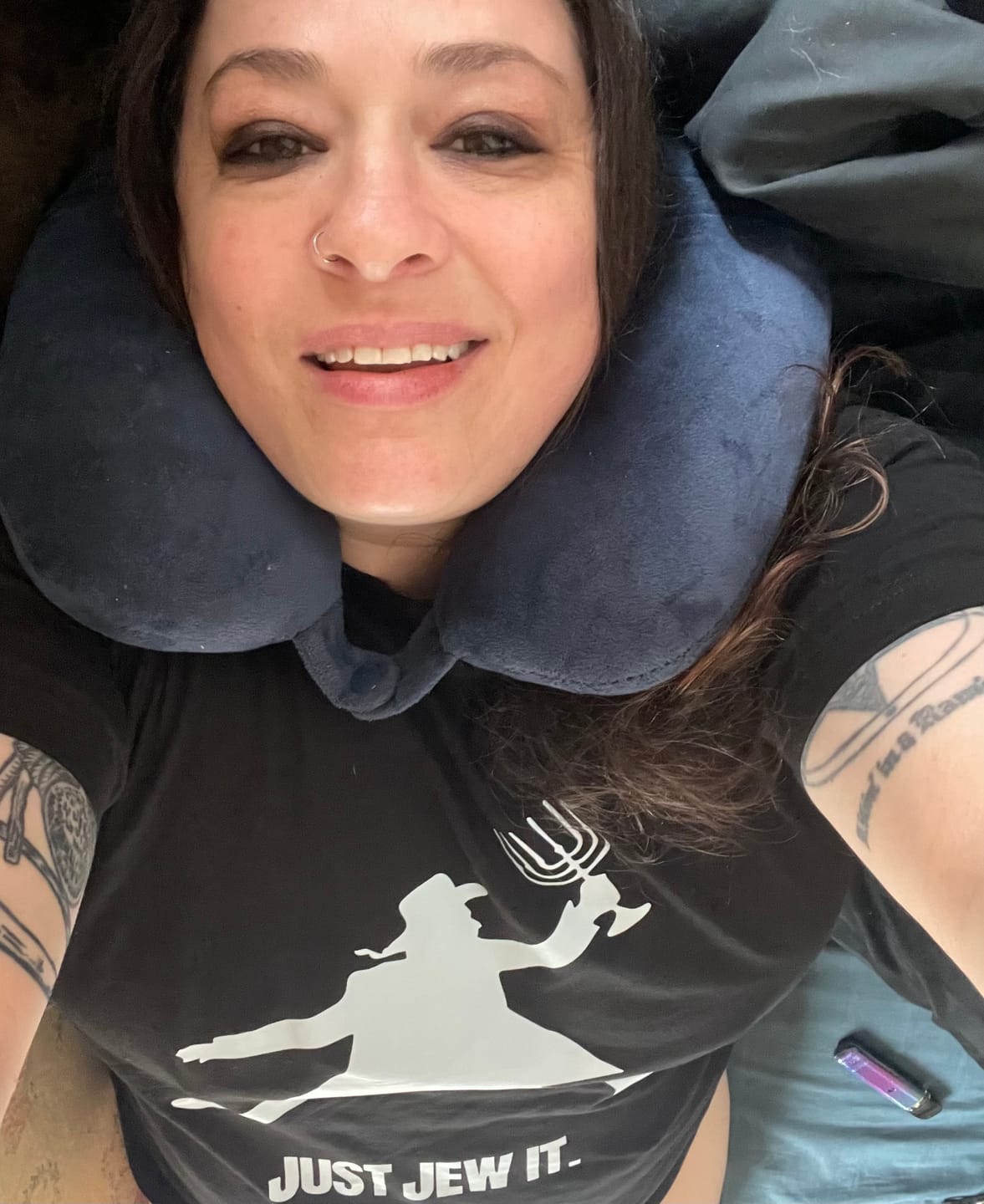 Customer photo review of "Just Jew It" T-Shirt