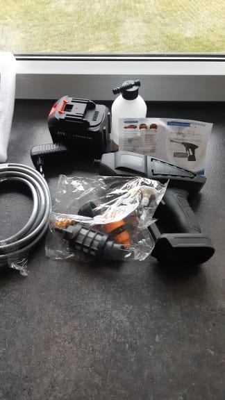 Customer photo review of Akku Hochdruckreiniger - tragbar, stark & flexibel einsetzbar
