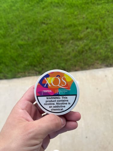 Customer photo review of Tropical Nicotine Pouches