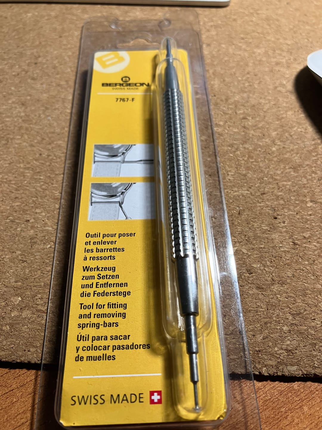 Customer photo review of Cambiacorreas Bergeon 7767-F Spring Bar Tool Swiss Made