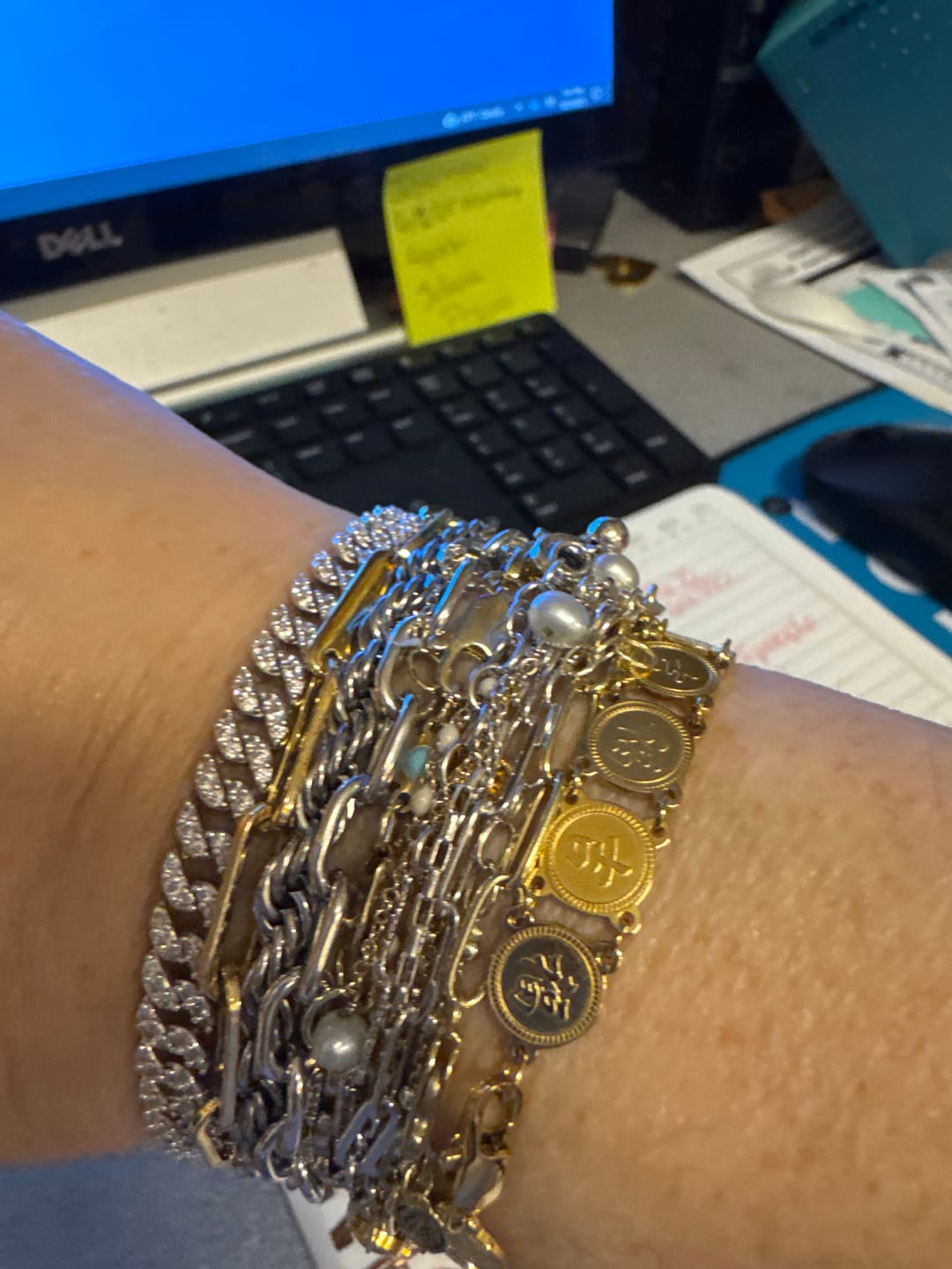 Customer photo review of Lucky Coin Bracelet
