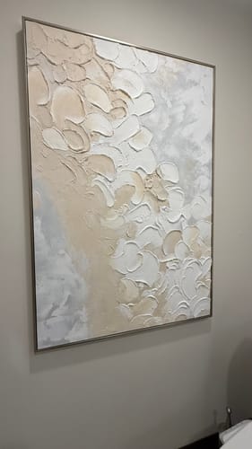 Customer review photo for Plaster Art Texture Painting #SG165