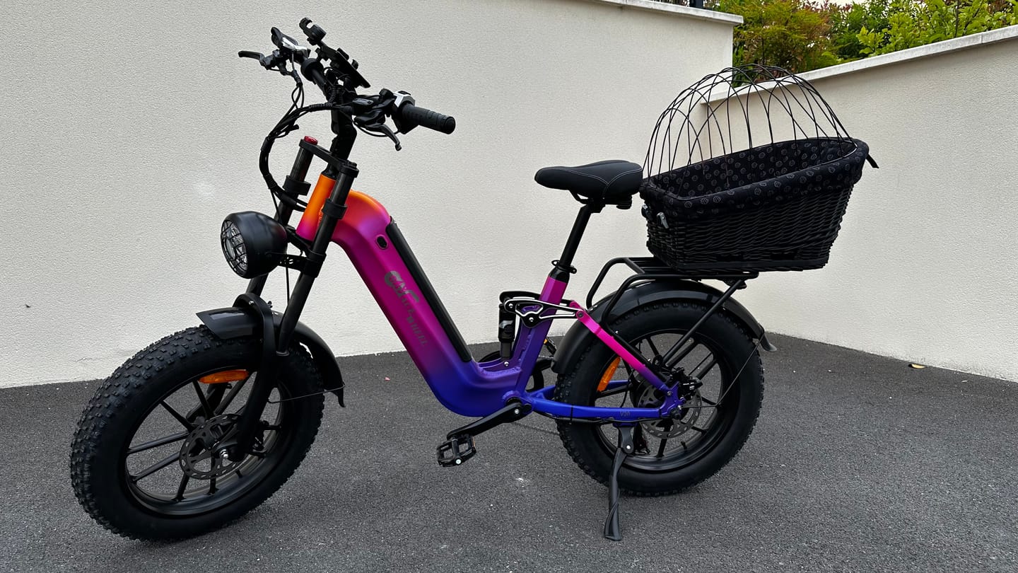 Customer photo review of CMACEWHEEL V20 750W 20" Fat Bike 960Wh Full Suspension E-bike with Torque Sensor 48V 20Ah Battery