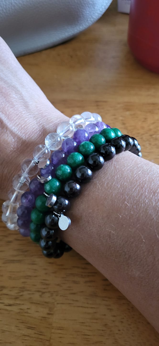 Customer photo review of Clear Quartz Bracelet