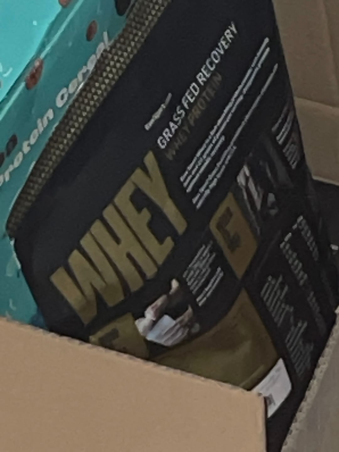 Customer photo review of Grass Fed Whey Protein