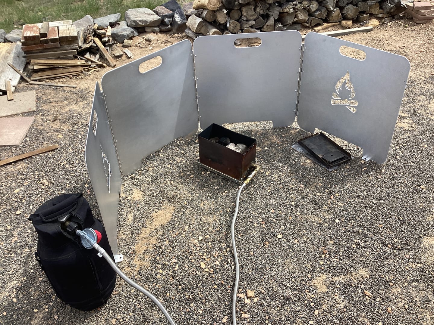 Customer photo review of The Original Fire Reflector