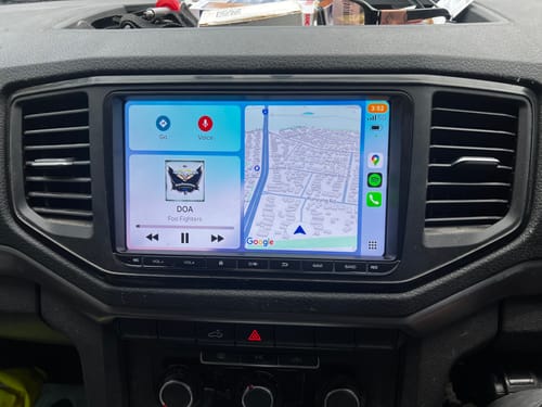 Customer photo review of Volkswagen (Various Models)  - Apple CarPlay and Android Auto Plug and Plug Head Unit Upgrade Kit