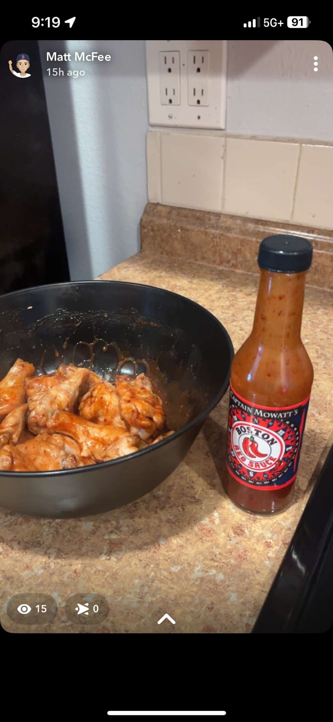 Customer photo review of Boston Red Sauce
