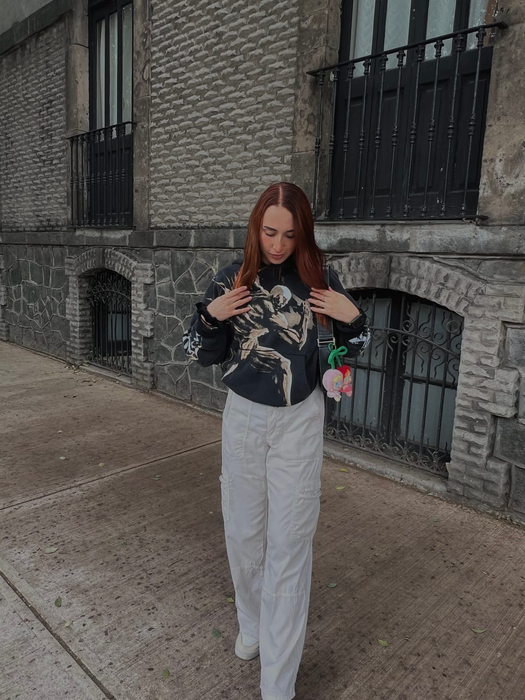 Customer photo review of 5129 - AOT©  x YLA Pullover Hoodies