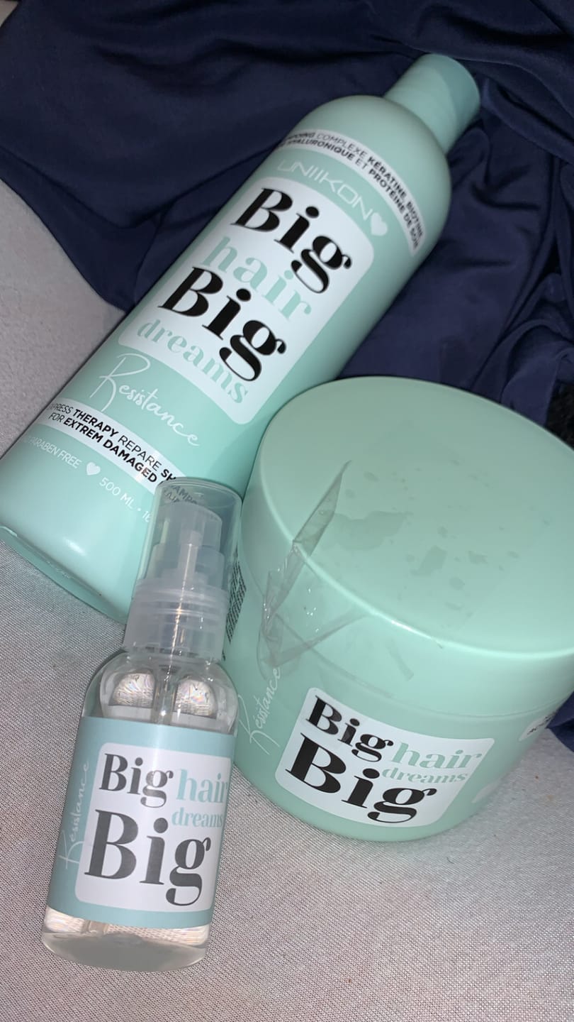 Customer photo review of Gamme Résistance - Kit Complet - Shampooing, masque et sérum