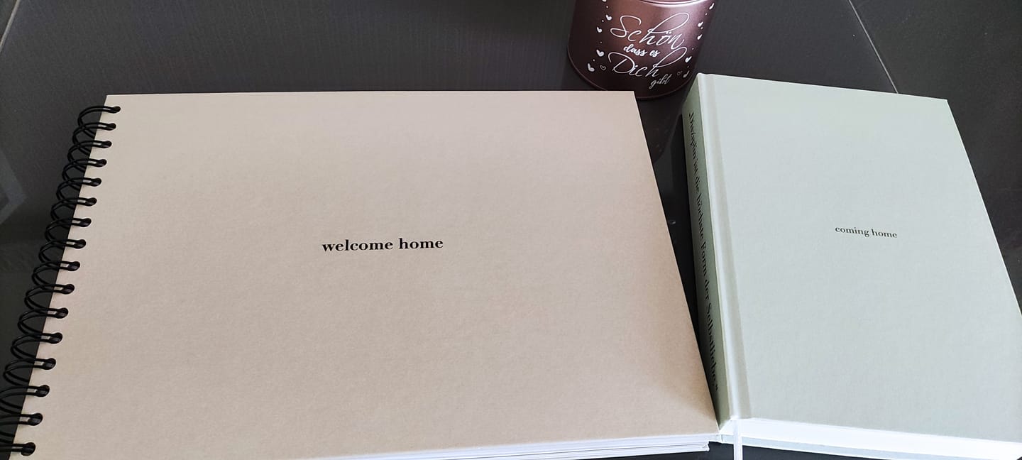 Customer photo review of "welcome home" Familienbuch