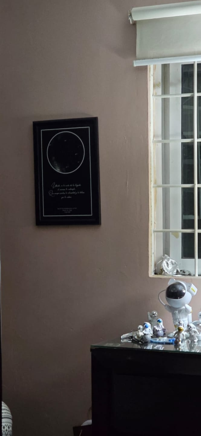 Customer photo review of Mapa Estelar Sencillo
