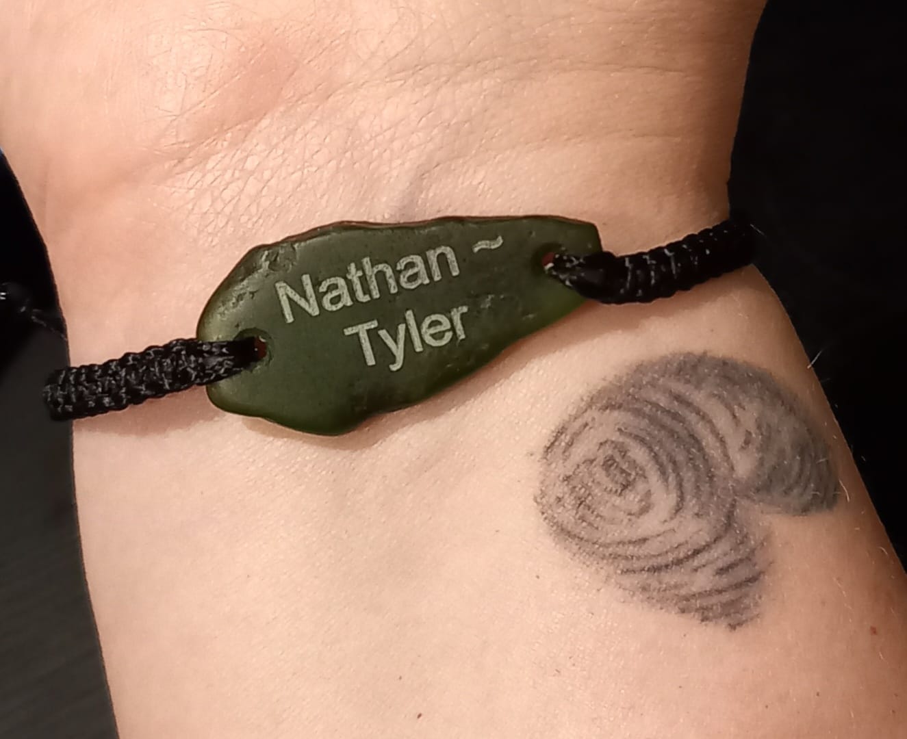 Customer photo review of Greenstone Bracelet