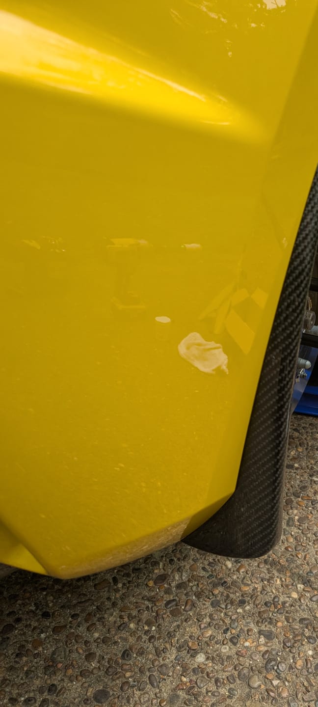 Customer photo review of Chevrolet Corvette C8 Z06 XL Extended Front & Rear Splash Guard