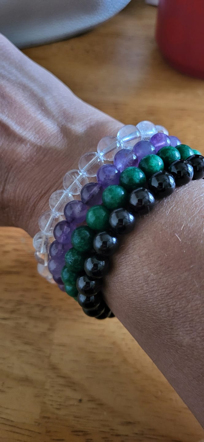 Customer photo review of Amethyst Bracelet