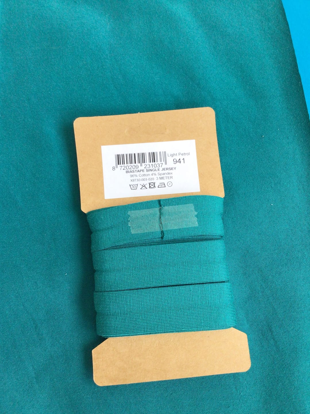 Customer photo review of 20mm Stretch Bias Binding Tape - 3 Metres