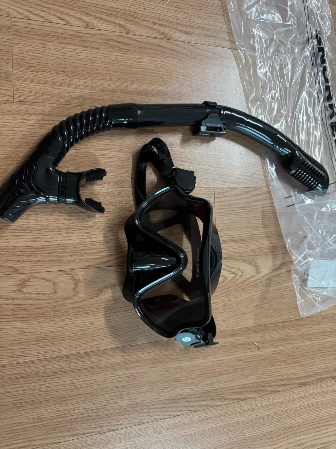 Customer photo review of Professionelles Schnorchel-Set