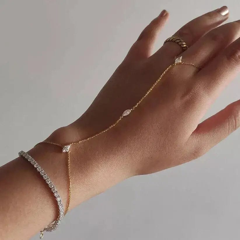 Customer photo review of Marquise Hand Chain