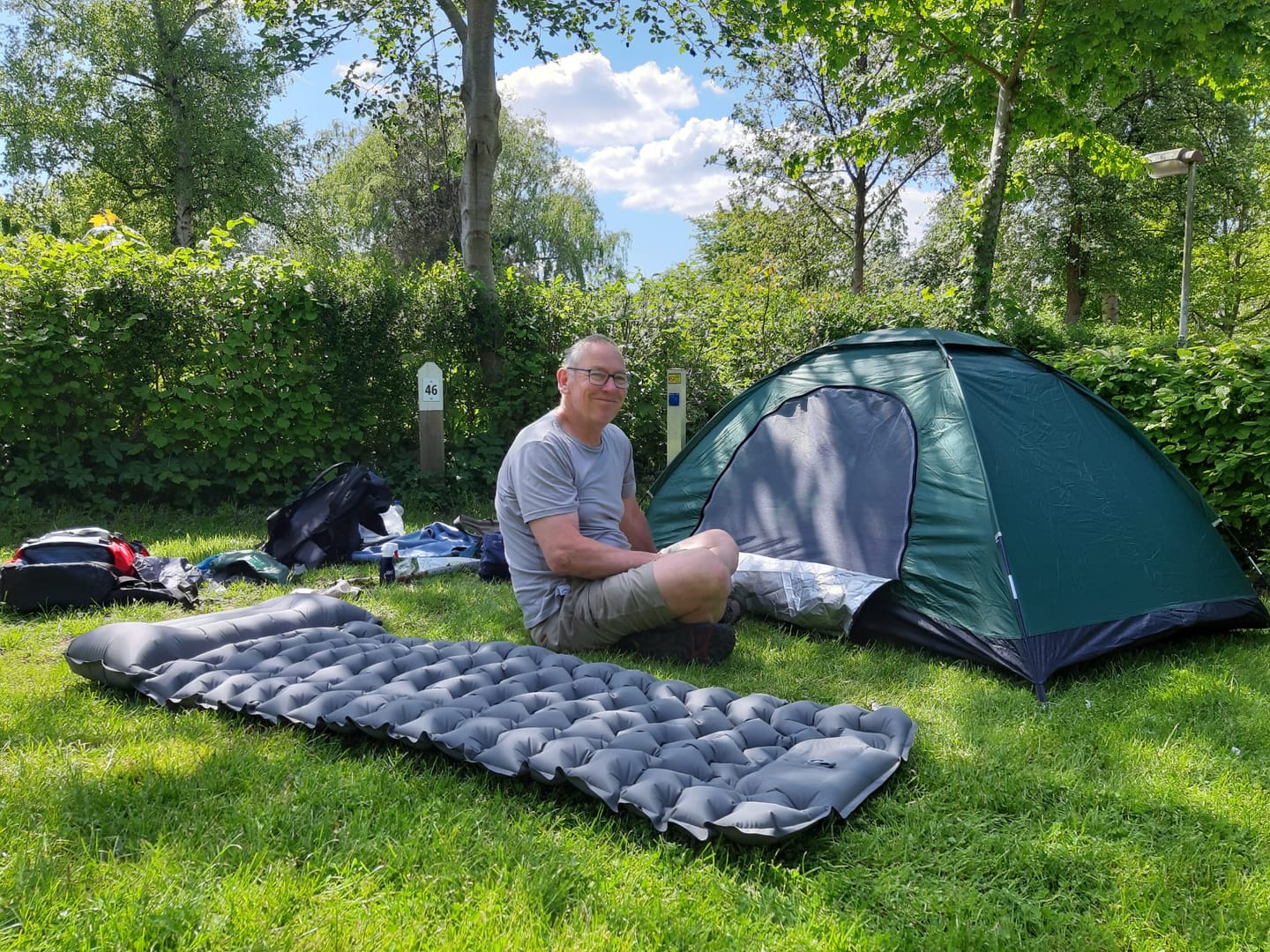 Customer photo review of Ultraleichte Isomatte – für Winterabenteuer mit Komfort für kalte Nächte