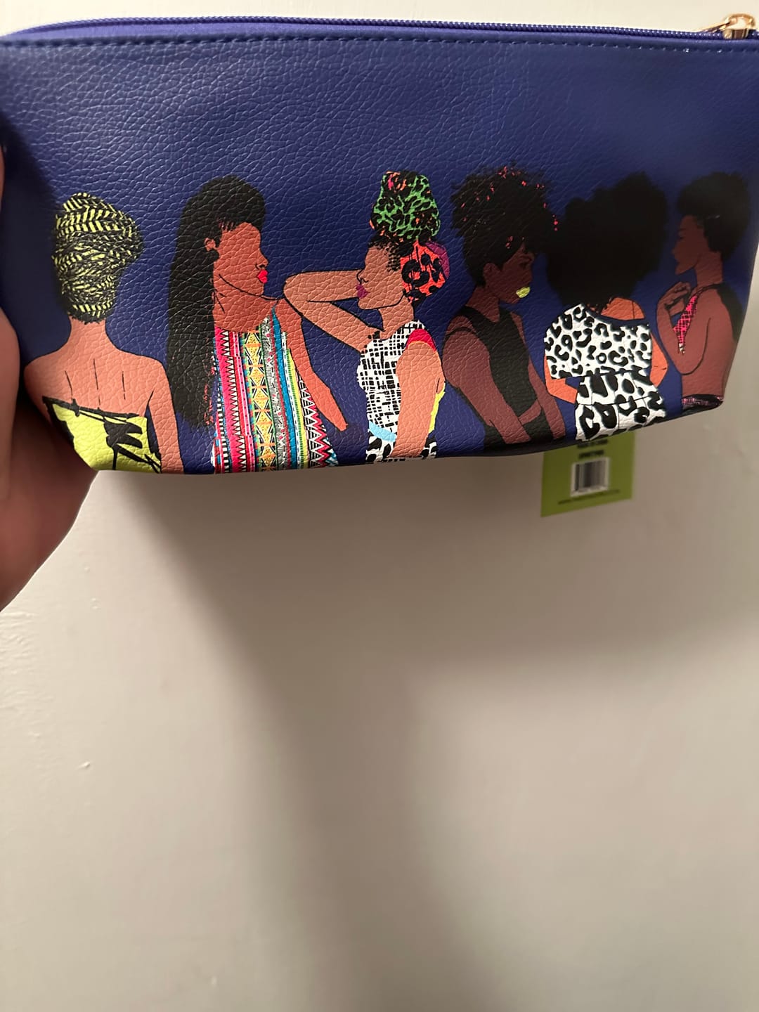 Customer photo review of Squad Royal Blue Cosmetic Bag