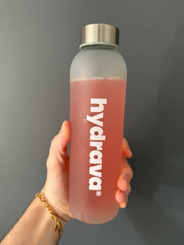 Customer photo review of Frosted Hydrava Bottle
